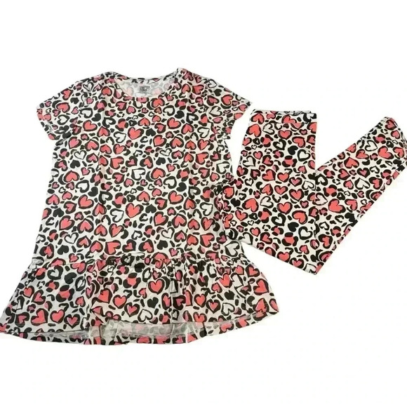 New Lot of 4 Spotted Zebra Girls Multicolor Romper Shirt Leggings Size XXL 14-16 - Picture 13 of 16